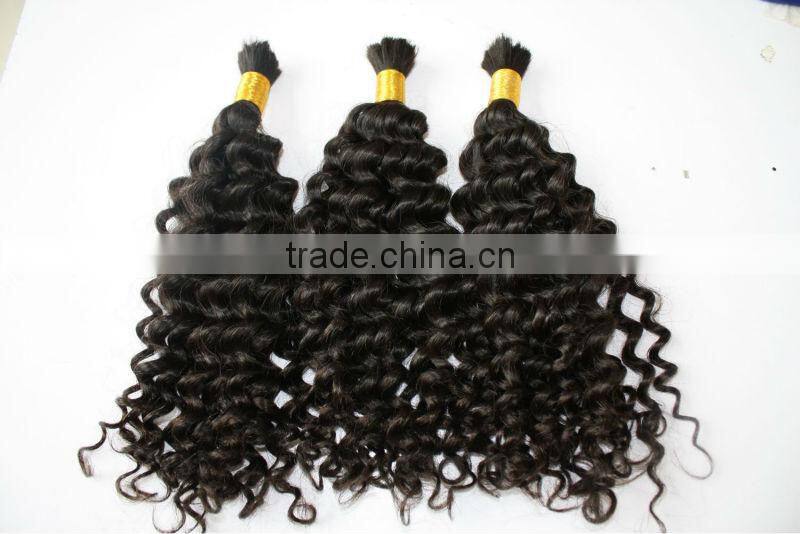 Wholesale Hot Selling Top quality Natural Color Virgin 100% Brazilian hair bulk human hair extension