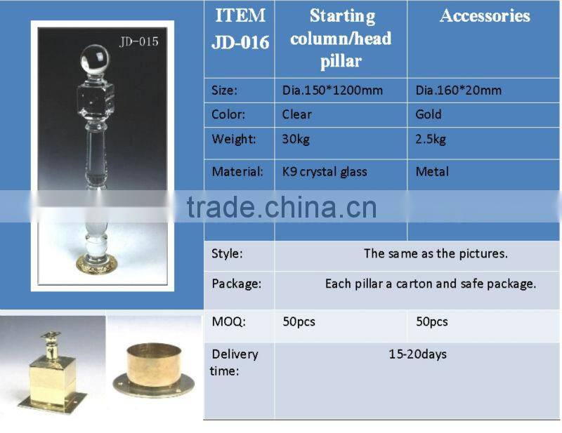 Decorate Crystal Glass Staircase