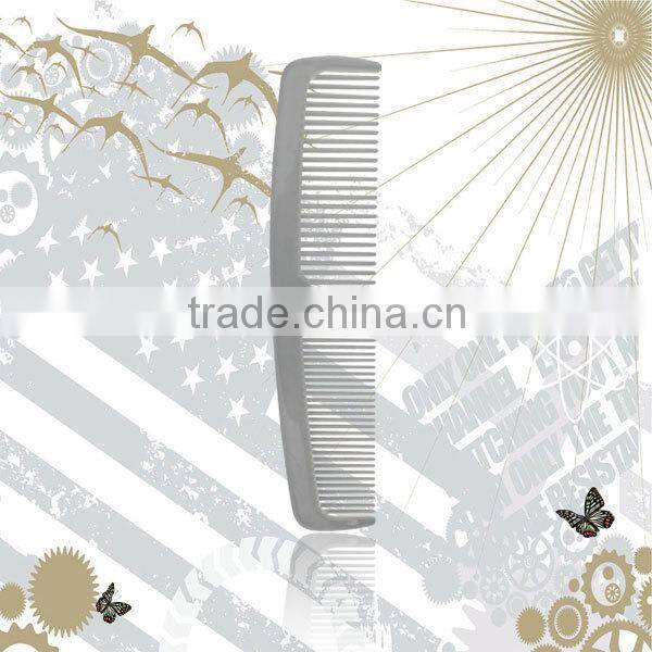 Plastic double tooth hair comb/Whloesale disposable hotel bathroom comb