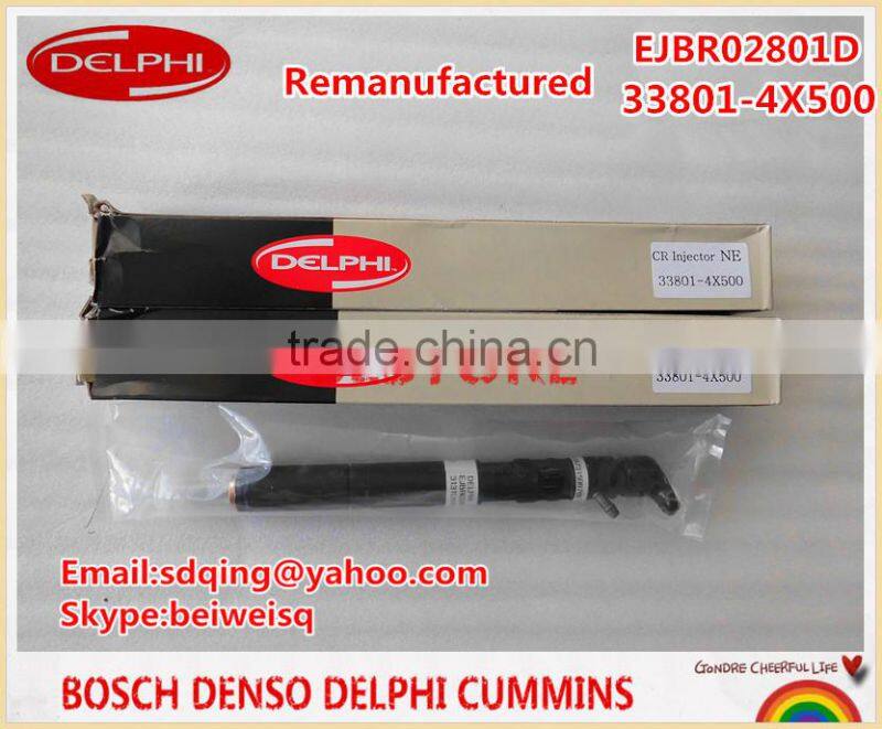 Genuine and Remanufactured Common rai Injector EJBR02801D for Hyundai K I A 33800-4X500/33801-4X500 / 33801-4X510 IN STOCK !