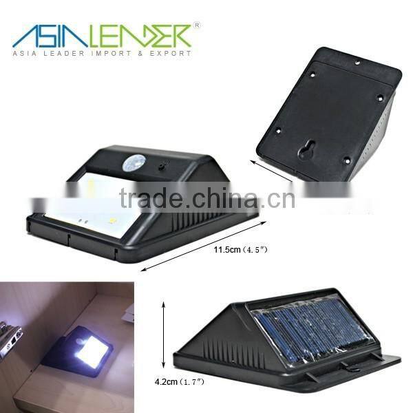 Waterproof 4SMD Solar LED Sensor Light