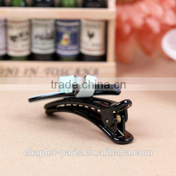 Rhinestone bow french pin fashion hair jewellery