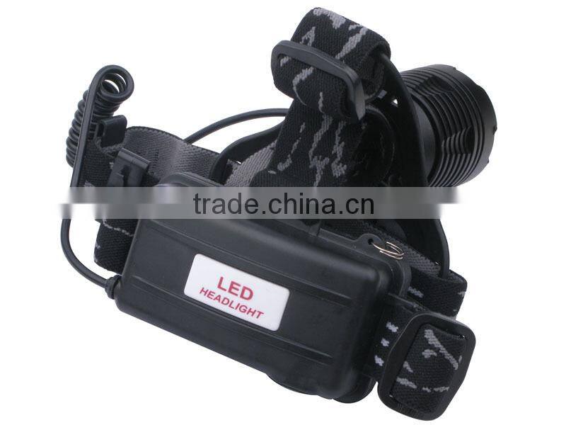 2015 Trede Assurance Supplier led headlamp manufacturers K12 XM-L T6 LED 3-Mode Focus Zoom Headlamp