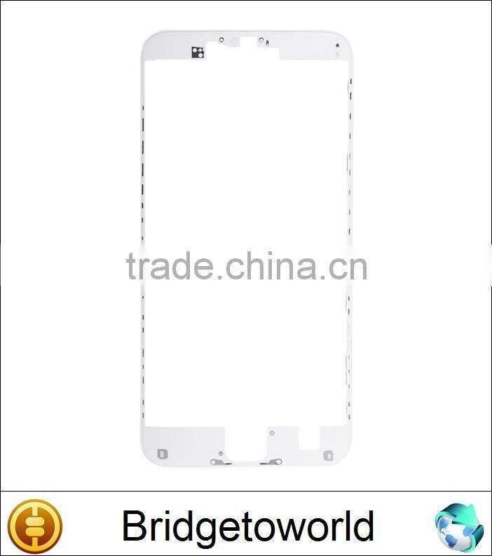 Front Bezel with Hot Glue Middle Frame for iPhone 6s Plus 5.5 inch Black White Mid Frame Bezel LCD Supporting Holder