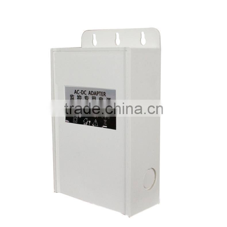 Waterproof Outdoor Power Supply 110V 220V AC to 12V 3A for cctv camera