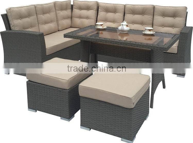 SF-0189 poly outdoor garden rattan furniture outdoor