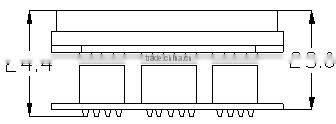 temperature sensor pcb with LED indicator, PT100 temperature module for temperature transmitter