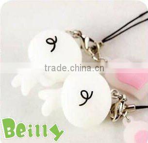 hot selling factory price pvc keychain/ silicone keychain with lower cost
