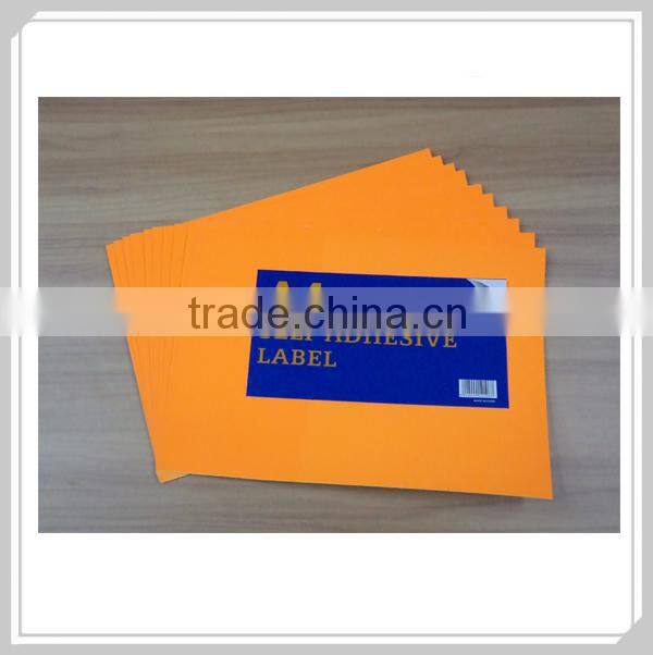Adhesive labels for plastic bags