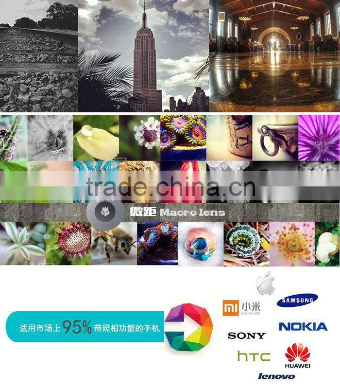 For mobile phone 180 fish eye 0.67x wide angle macro CPL Filter lens 4 in 1 lens
