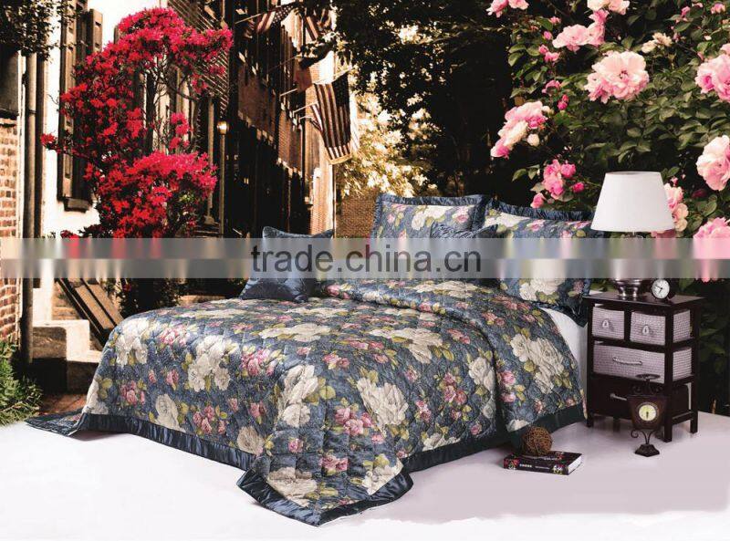 Hot selling transfer printing bedspread set products you can import from china