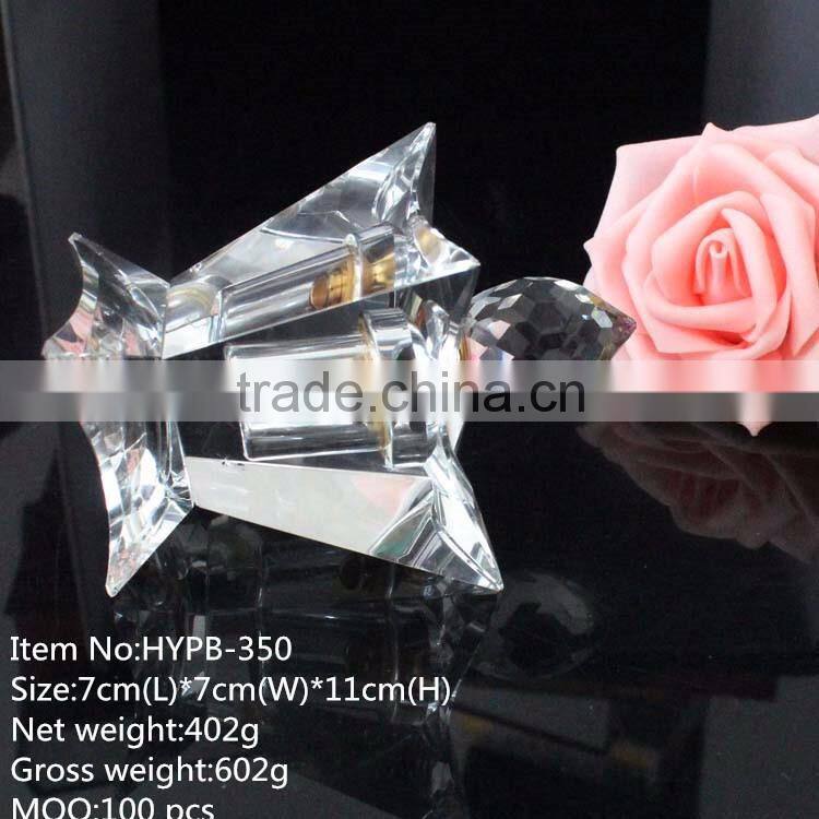 newest fashionable crystal perfume wedding gift bottle