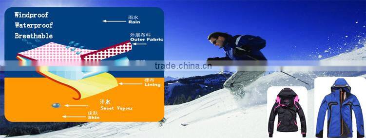 waterproof founctional fabric: 3 layers soft shell fabrics