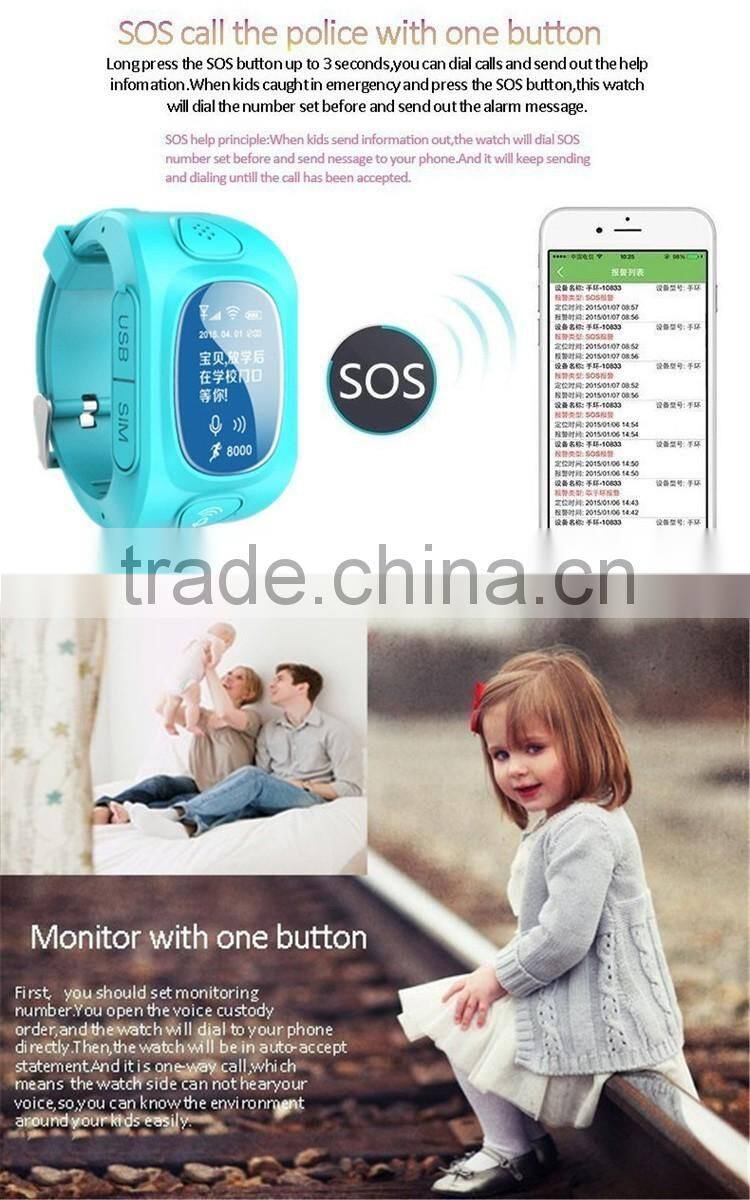 Top Selling smart watch Y3 Kids GPS Watch for SOS emergency call
