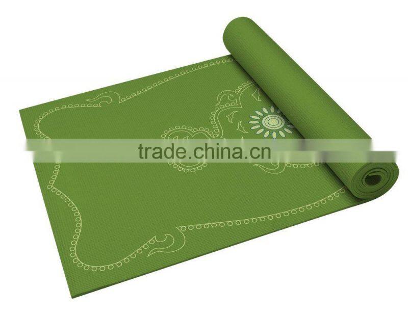 Premium Custom Silk-Screen Printed Yoga Mat, Fitness Pilates Mat