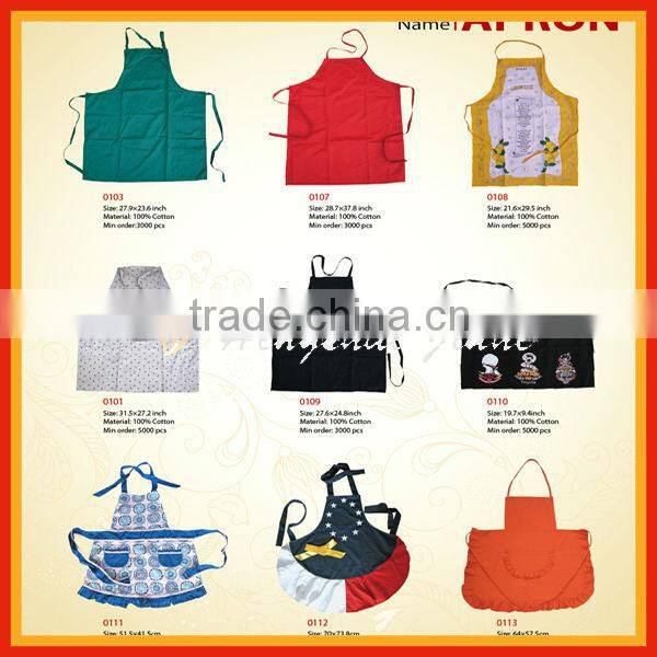 canvas bib kitchen apron