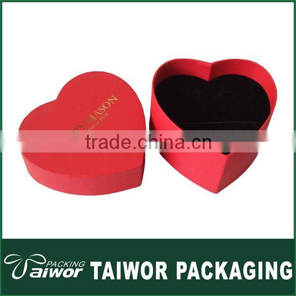 Recycling high end heart jewelry gift box wholesale