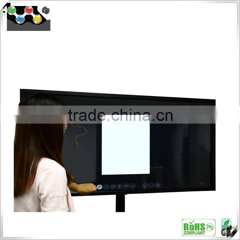 2016 New Waterproof 55inch LCD smart TV ,multi touch screen monitor all in one tv with remote control