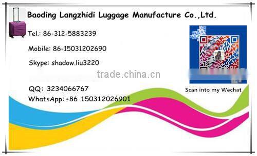 2016 factory new developed trolley bag & luggage long trip suitcase