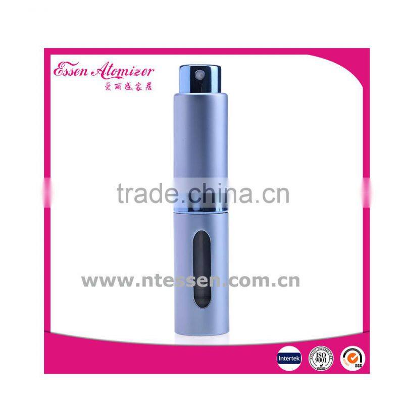 6ml Refillable Aluminum Perfume Bottle With Pump Sprayer