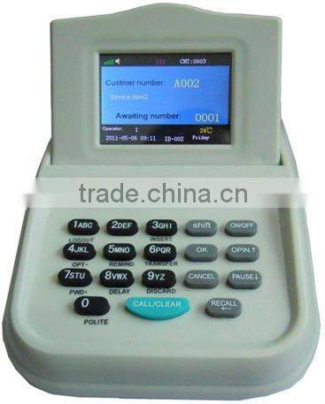 Wireless queue management system for multi-counters and multi services