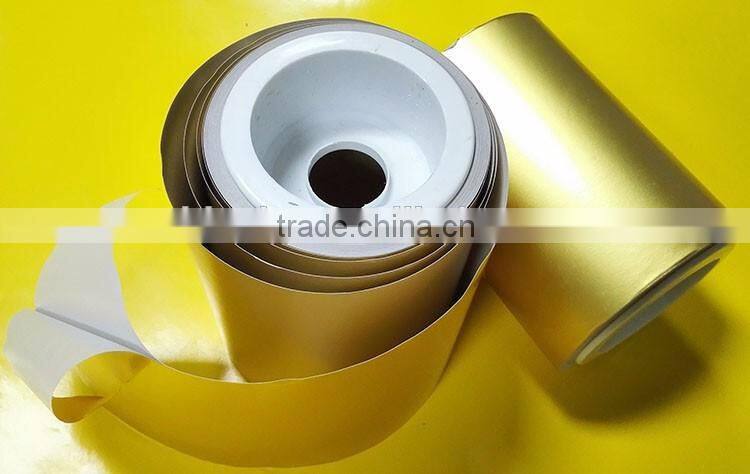 Gold decorative paper self adhesive foil