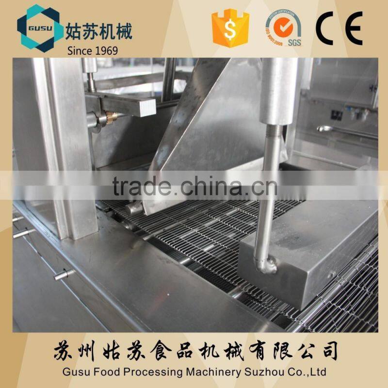 Automatic chocolate pies coating machine wholesale 86-18662218656