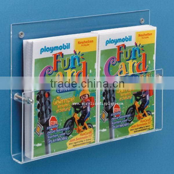 Durable stylish stainless steel brochure holder