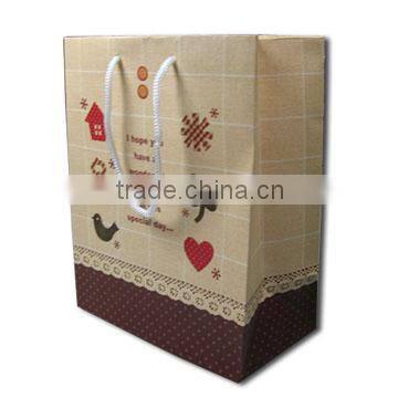 kraft paper bag for custom design / large size handbag