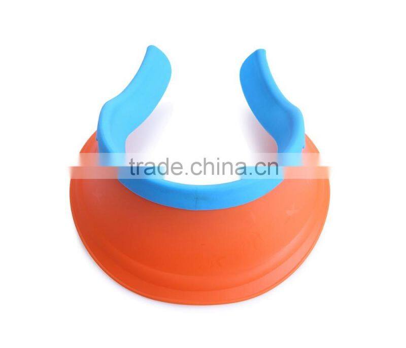 Plastic baby shower cap / protective bath cap