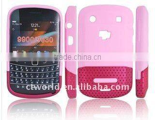 Combo cases for blackberry 9900 with rubber coating