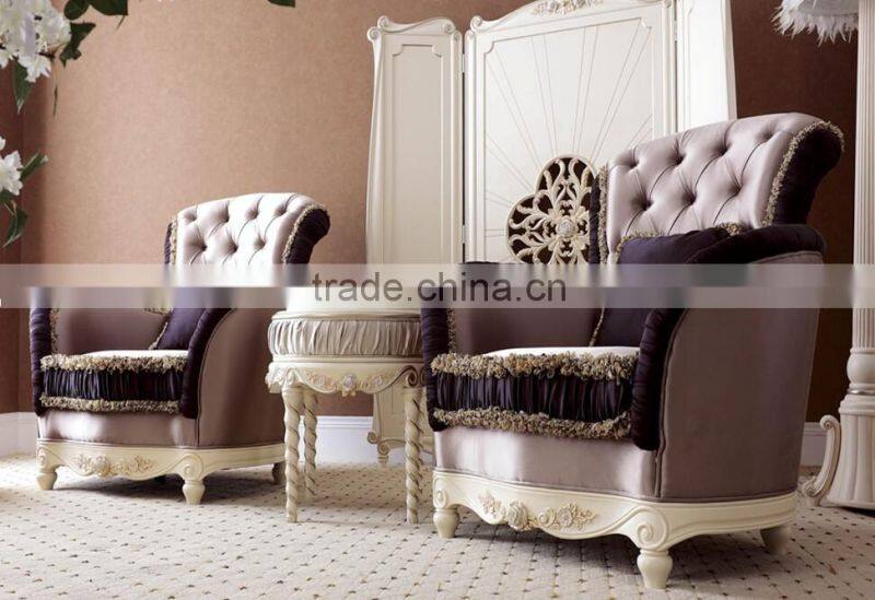 royal European French furniture antique white bedroom sets Bed Bedside table Wardrobe Dressing table Bench Commode Chair