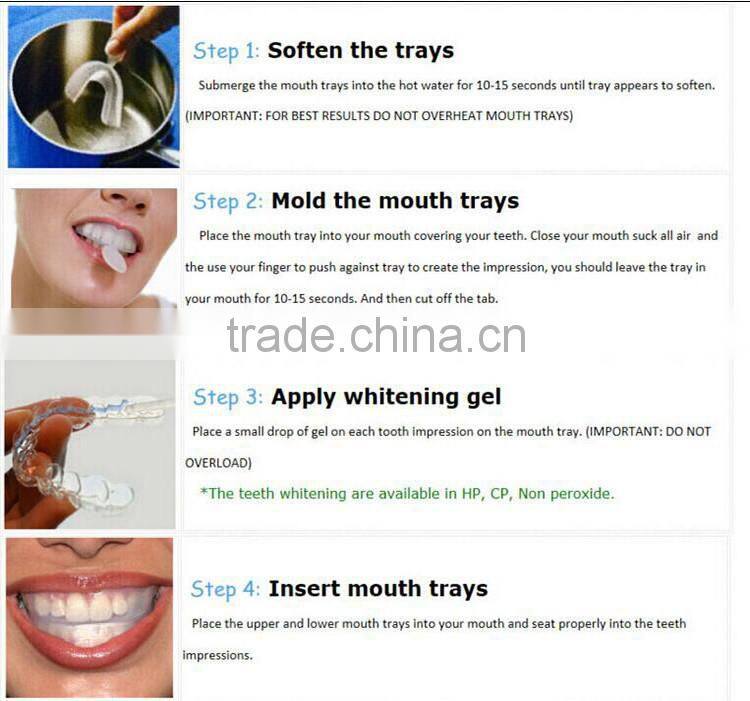 3ml Peroxide or Non Peroxide Teeth Whitening Bleach Gel Syringe OEM