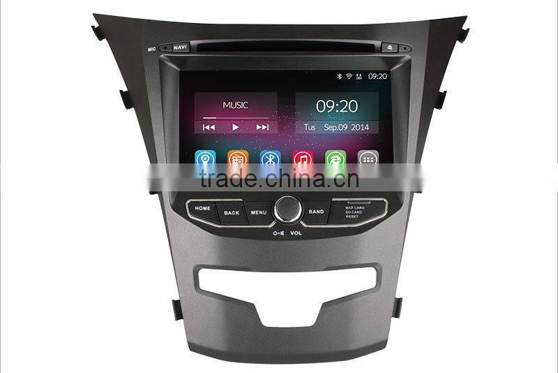 Ownice C200 Quad Core Cortex A9 2G DDR3 gps navigation system for ssangyong korando 2014 HD 1024*600 Support OBDll
