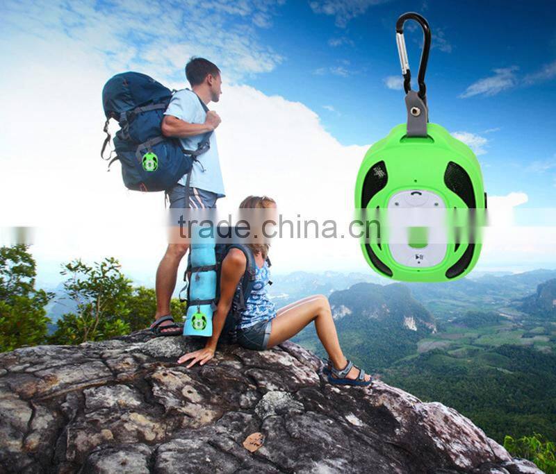 Portable Mini Round Small Wireless Solar Power Bluetooth Speaker