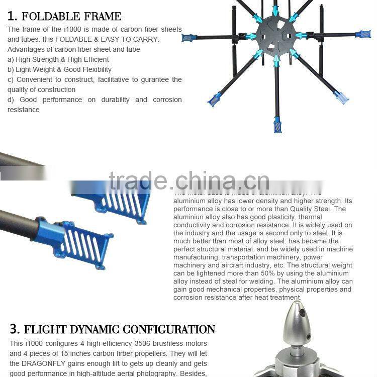 HIGH QUALITY Royalplay Drone Octocopter i1000 Octocopter for Aerial Photography