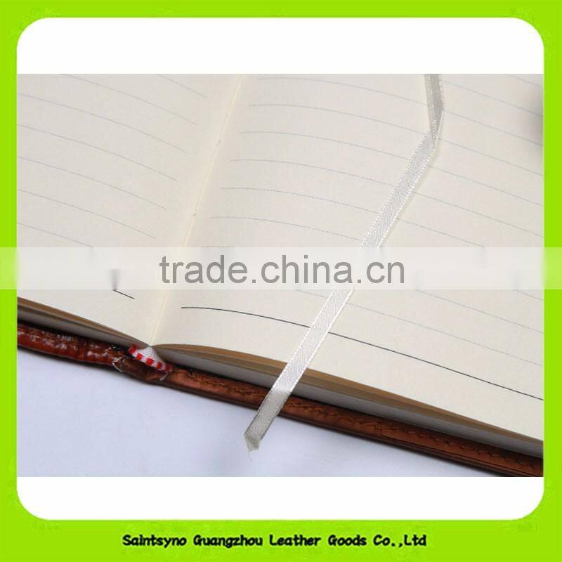 16032 Branded High End Cowhide stationery gift set leather for Christmas