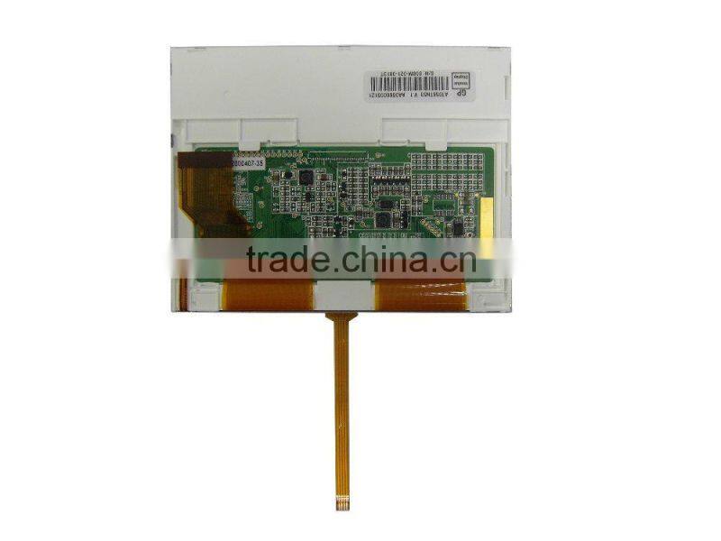 China Popular 5.6 inch 640*(RGB)*480 VGA TFT LCD Display with Tcon 4 wire Resistive Touch Screen Panel