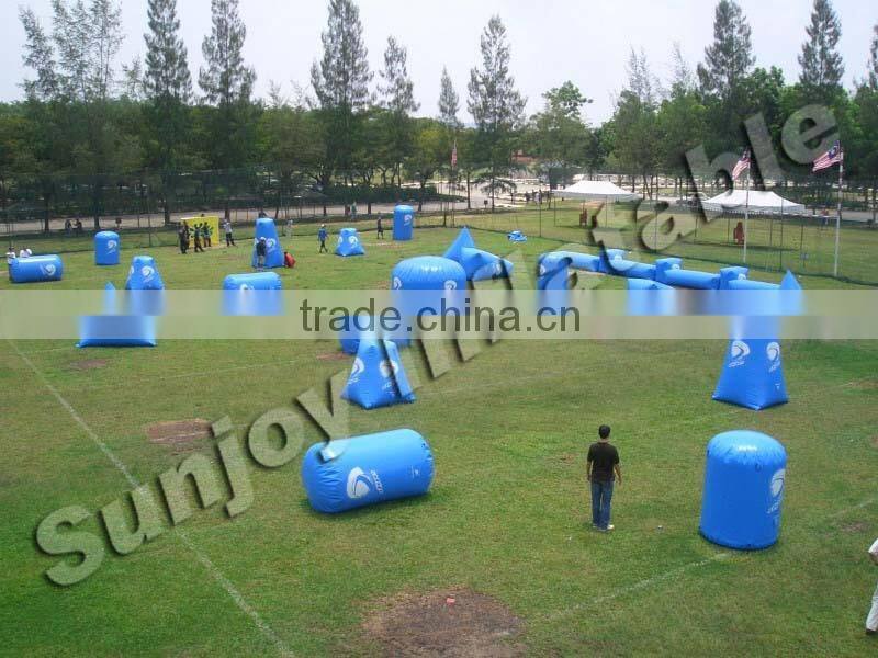 X treme red black inflatable paintball bunker,inflatable paintball Wall