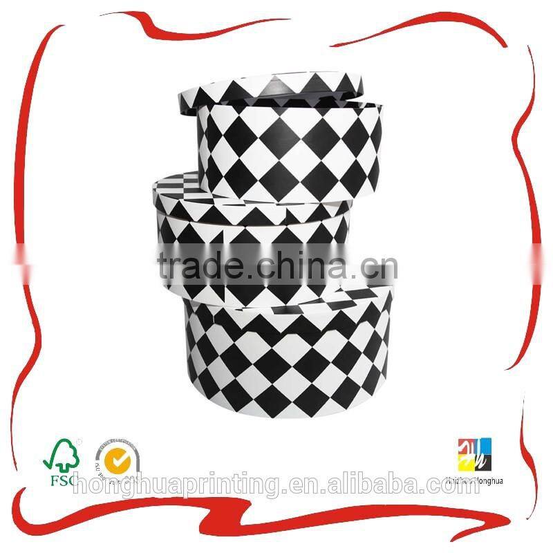 round paper packaging cake box
