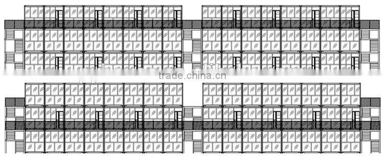 2016 HOT New Sale Prefab Homes Luxury Housing Movable Modular Container Villa