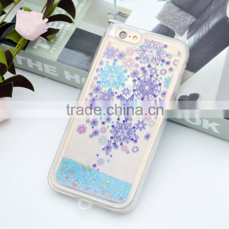 2016 hot selling liquid clear tpu case for iPhone6
