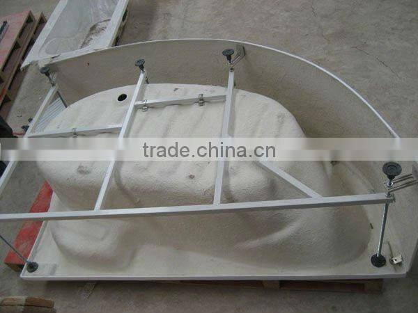 hot sale acrylic bathtub for Australia with skirt panel,apron bathtub,frame bathtub