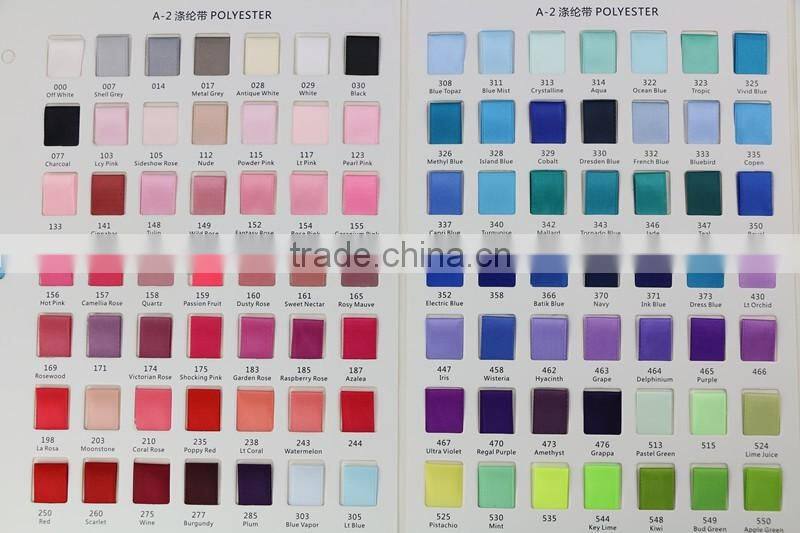 Wholesale Decorative chair bowknot satin sash,satin ribbon chair bow for wedding and banquet