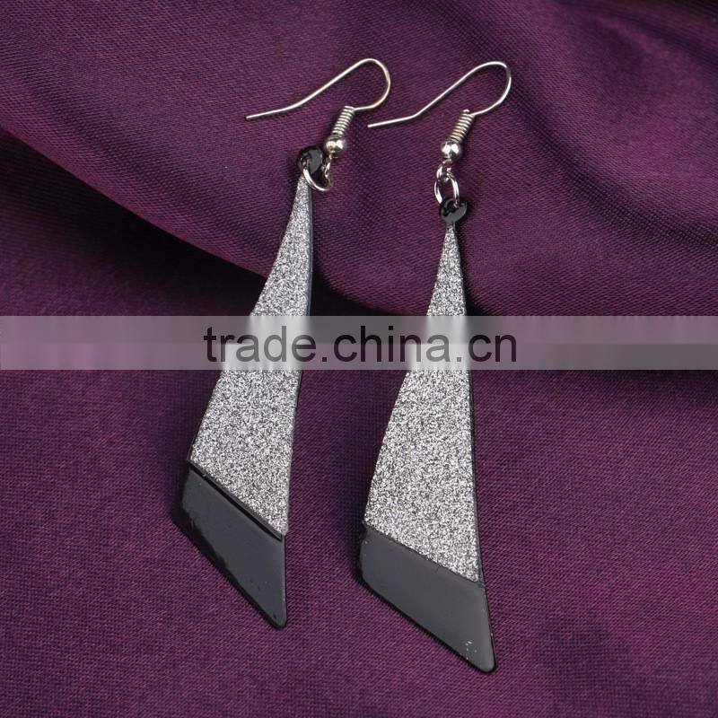 fashion Retro simple geometric earrings wild scrub earring
