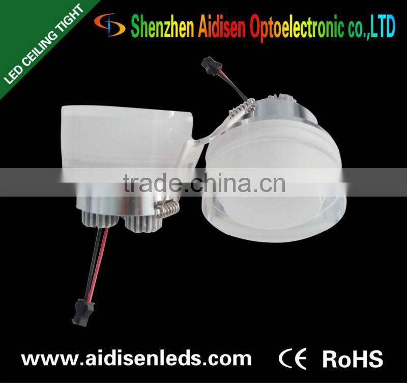 dimmable 6w led downlight with 600LM+1 led driver