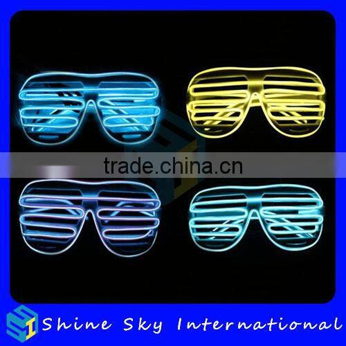 Hot Selling Ligh Up Party Supplies Light Up Glasses for Halloween/Christmas/New Year Party