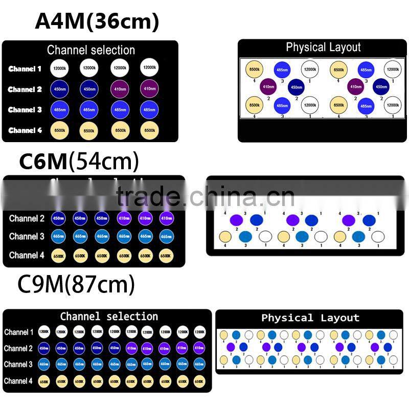 240cm/96inch/240w DSunY freshwater light 6ft programmable led aquarium light with sunset/sunrise