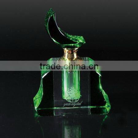 2016 Hot sale flame head crystal perfume bottle