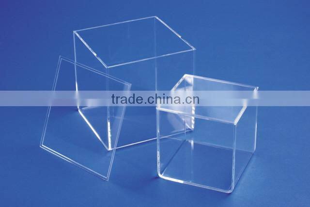 High quality cast acrylic packaging box display box factory wholesale acrylic box